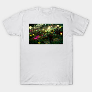 Botanical cyberpunk garden pt4 T-Shirt